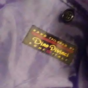 Black dress coat with double gold buttons